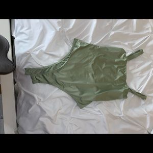 Silk Green bodysuit